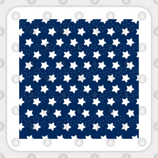 Shining navy and white stars Sticker by GULSENGUNEL